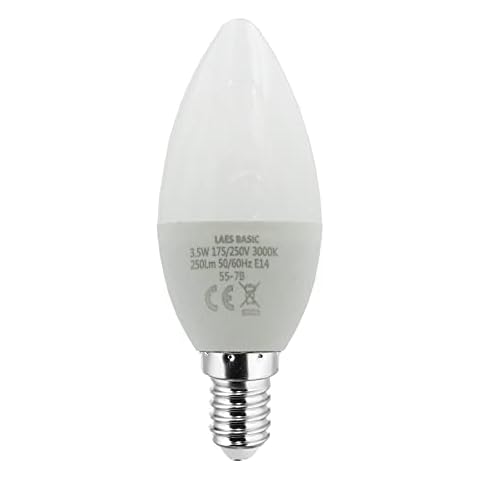 LAES - Bombilla Vela LED Mate E14 Cover