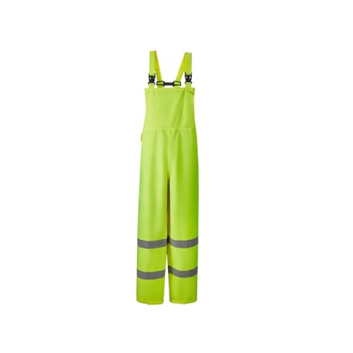 2W International HBO59-E XL Light Weight High-Viz Bib Overall Lime - Extra Large