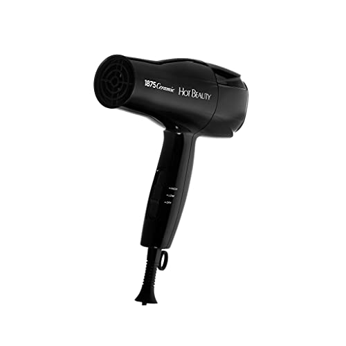 Hot Beauty 1875 Ceramic Styler Hair Styling Blow Dryer Mid Size Lightweight And Fast Dry Multi Heat Speed Setting Perfect Size For Home Or Travel #TOP1
