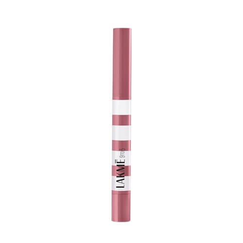 Image of Lakme 9to5 Hya Beach Edit, Lipstick + Liner Duo, Mocha Tide, Infused with Hyaluronic Acid, Vitamin E, Jojoba Oil, Comfortable Matte Finish, SPF Powered, Hydrating Lipstick, 2+0.2 g