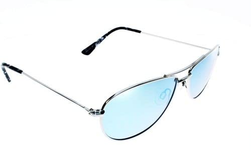 Lunettes de soleil Pilote pour petits visages Max Juli 8017 légères Argent