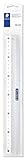 lineare funktionen Geprägte Teilung Staedtler Mars 563 30Metall-Lineal, 30 cm, silber