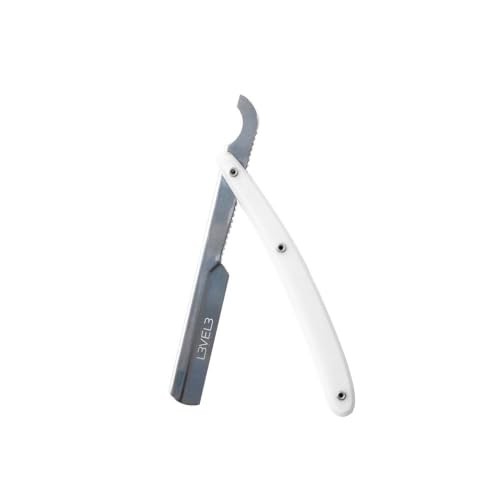 L3 - Level 3 Turkish Razor - Rust Free Straight Edge Razor (White)