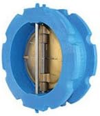 Titan 2.0 CV41-DI-B-S-1-S Dual Disc Wafer Check Valve, 2", Flanged, Ductile Iron