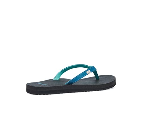 Image of Sanuk Yoga Joy Womens Flip Flops | Yoga Mat Footbed | Sandals for Women | Womens Yoga Sandals | Women's Beach Sandals