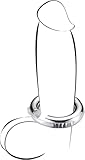 LOXICAI Metall Cock Ringe Edelstahl Cockring Hodenring Verstellbarer PenisringPenis Bondage Ball Stretcher PenisringeHodensack Hoden Ring Verzögerung EjakulationSex Spielzeug für Männer Sexspielzeug