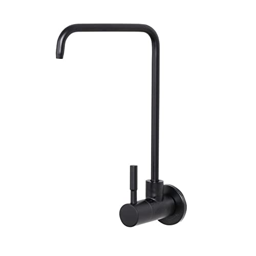 Robinet de filtre à eau mural noir et mitigeur évier eau froide cuisine WaQiH