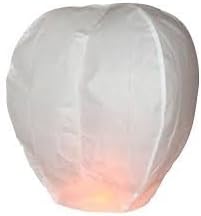 Chinese Lanterns by Surrey Hills Stores | Wonderful outdoor flying paper Sky Lanterns which are great fun for parties & celebrations. 5 large white lanterns in this pack