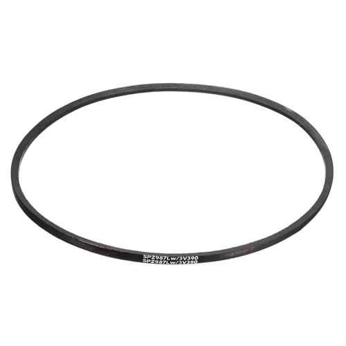 sourcing map SPZ-987 Drive Wedge Belt V-Belt Industrial Power Rubber Transmission Belt 987mm Pitch Girth,10mm Width, 8mm Height, 1000mm Outer Girth