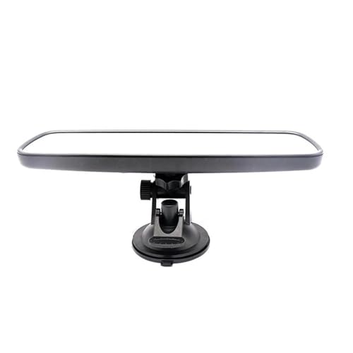 Espejo retrovisor Interior Universal para Coche o camión, Espejo retrovisor Plano con Ventosa para Coche.