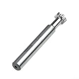Oniissy 10 mm Schnittdurchmesser, 3 mm Schlitz, 6 Rillen für HSS-Nutfräser, Schaftfräser für Stahl, Aluminium, Kupfer, Eisen, Basismetallwerkzeuge