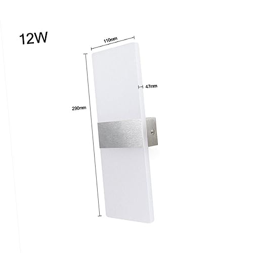 Aplique de pared de acrílico Veemoon blanco para iluminar oficinas modernas y despachos 5