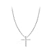 Produktbild lulupila Kreuz Anhänger Silber Kreuz S925 Silber inklusive Silber Halskette Silber Kreuz für Frauen Halskette, Schmuck Halsschmuck