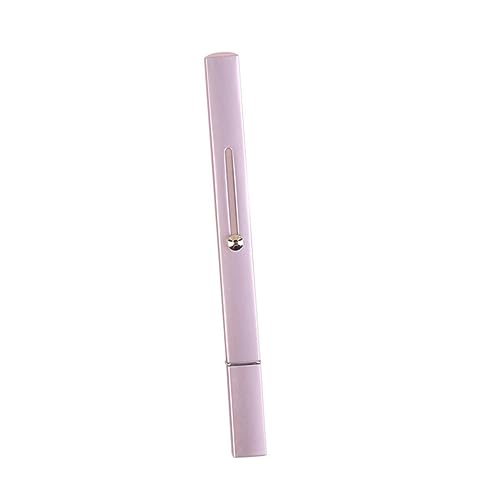 Healeved 1 Pieza Pincel De Labios Mezcla Pincel De Lápiz Labial Brocha De Maquillaje De Cabezales Cepillo De Delineador Cepillo Cosmético Profesional Rosa Tubo De Aluminio