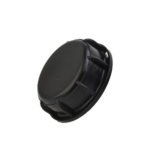 NiuLumea IBC - Tapa para tapa de depósito, 1000 L, contenedor de almacenamiento de agua y líquido, tapa de polipropileno negro con rosca gruesa de 2 pulgadas, diámetro interior de 60 mm