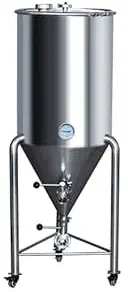 30.4 Gallon Stainless Steel Brew Fermenter with Conical Base