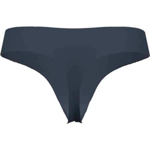 Image of Under Armour Women's Pure Stretch Thong Multi-PackDISC, (044) Downpour Gray /Harbor Blue /Harbor Blue, Medium