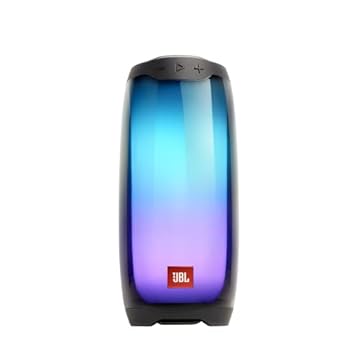 JBL, Caixa de Som, Pulse 4, Portátil, Bluetooth, Show de Luzes, À Prova D'água - Preta