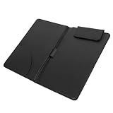 GLEAVI Portapapeles para Recibos de Restaurante de Cuero PU Tamaño Pequeño 78 X 49 Pulgadas Portamenús Compacto para Meseros Porta Chequera Funcional para Pedidos y Facturas en
