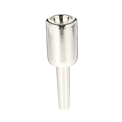 FUNOMOCYA Trumpet Mouthpiece 5c Size Silver Plated Perfect for Intermediate to Players