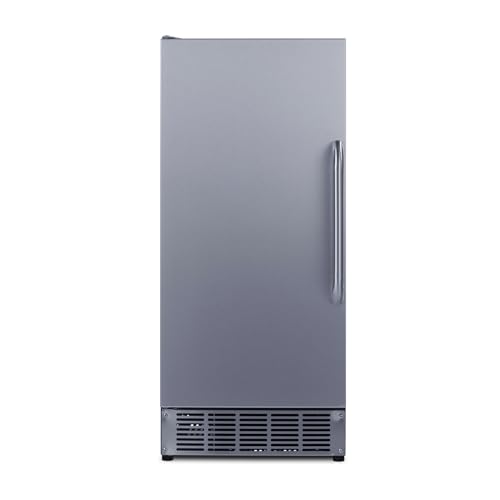Image of Summit 45 lb. Clear Ice Maker, Stainless Steel - BIM44GCSSADA