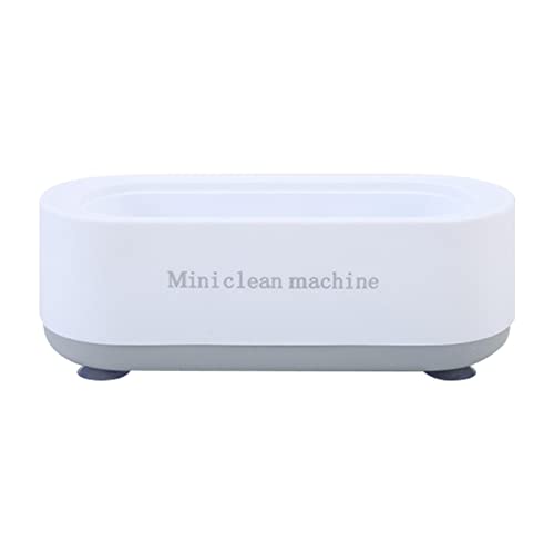 EMVANV Limpador ultrassônico, relógio doméstico, vibração, alta frequência, óculos, joias, limpador