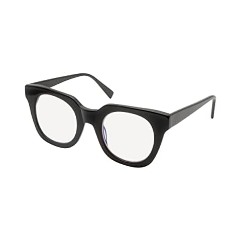 MicroVision Optical Lucinda Blue Light Readers, Shiny Black +2.00 Cover