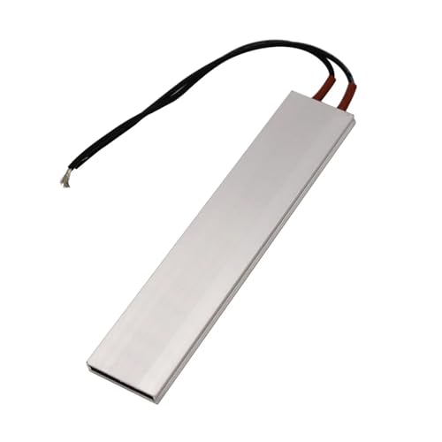 YINZHD Lote de 2 Elementos calefactores 150 x 30 5 mm, 220 V, termostato Aluminio, Placa calefactora cerámica(220Degree59-350W)