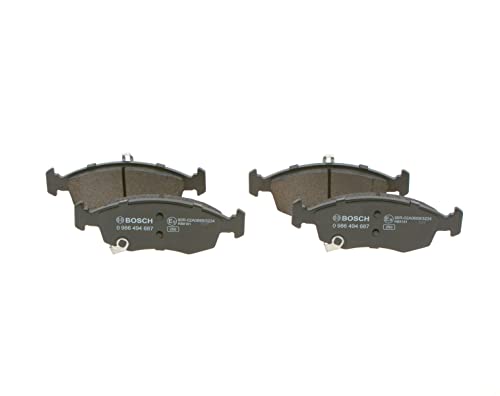 Bosch BP1682 - Pastiglie Freni Auto, Asse Anteriore - Qualità Bosch - Riduzione Del Rumore E Della Polvere - Certificazione ECE-R90 - Senza Rame - 1 Confezione Da 4 Pastiglie - 3
