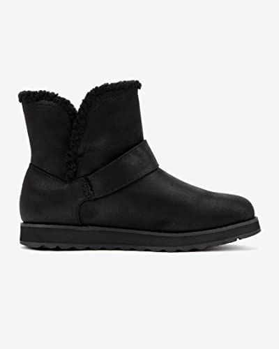 Skechers Skechers Women's Keepsakes 2.0 Cabin FeelsFashion Boot, Black, 10 US