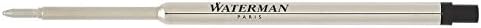 Waterman 1964017 Waterman Ballpoint Pen Refill, Fine Point, Black, Oil-based, Packaged