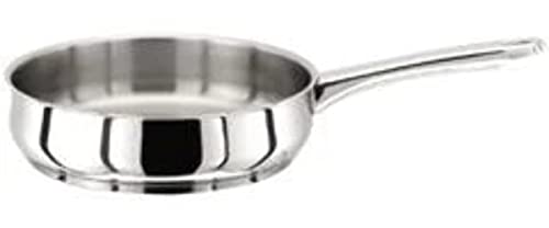 Stellar Classic 24cm Uncoated Stainless Steel Frying Pan Induction Ready, Oven Safe, Dishwasher Safe