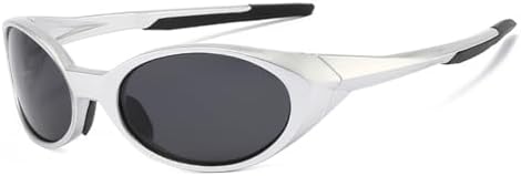 MCZTO Ellipse Sunglasses Trendy Sunglasses UV400 Sun glasses UV Blocking Men Women Classic Trendy MC1202 (F)