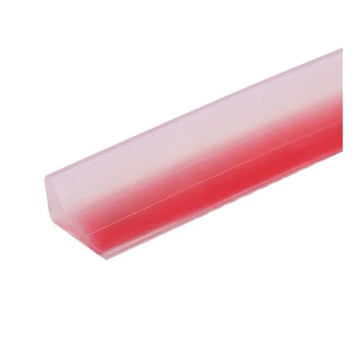 シリコン製 浴室ドア用防水ストリップ キッチンカウンター用ウォーターストッパー 洗濯機用シャワー用ダムバリアシーリングストリップ(Transparent,0.5M)