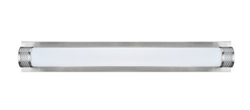 80% Off Discount Aspen Creative Brushed Nickel 62051 LED Vanity Wall Fixture Opal Glass, 31" Wide
