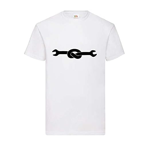 Maulschlüssel mit Knoten Männer T-Shirt Weiß 3XL - shirt84.de