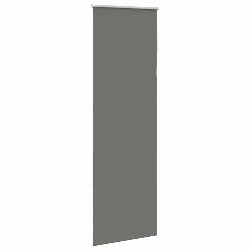 Store Enrouleur occultant Gris en Polyester Largeur Tissu 75,7 cm Hauteur 230 cm avec Supports de Serrage sans perçage pour fenêtre Bureau Maison Salon Protection Solaire et intimité