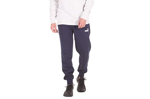 Puma ESS Logo Pants bleu marine taille M jogging homme coton de sport