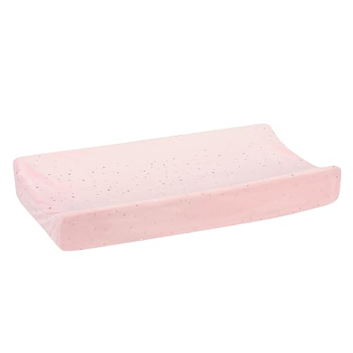 Image of Lambs & Ivy Ballerina Baby Pink/Gold Stars Soft Changing Pad Cover
