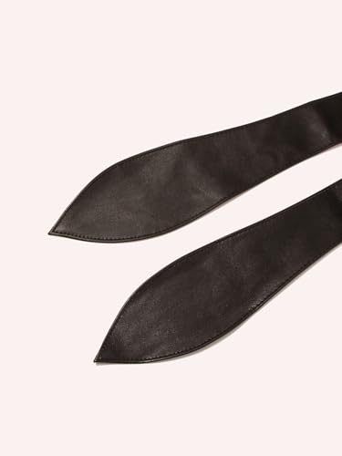 Belts Stylish Knot Design Wrap Around Belt, Versatile Accessories for Outfits, 95.27 * 3.74inch, Black, 1 Piece4