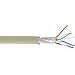 Produktbild InLine 76899 Patchkabel, S/FTP (PiMf), Cat.6A, 500MHz, halogenfrei, Kupfer, grau, 100m