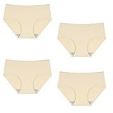 4 Piezas Bragas Mujer Midi de Microfibra con Tul Invisible, Diseño Que Abraza Curvas, Bragas Transparentes Elegantes y Cómodas con Tejido Elástico para Libertad de Movimiento, Textura de Seda de Hielo