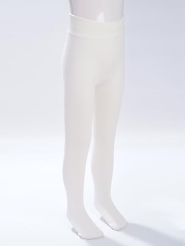 Kids Girls Fleece Lined Tights Knit Pantyhose Cotton Footed Seamless Dance Ballet Leggings Stockings School3