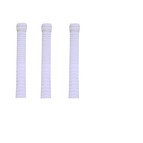 SG Cricket Bat Grip Hexa White (Pack of 3)