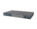 EnGenius 24 Gigabit 802.3at/af PoE+ Port Full Power Layer 2 Managed Switch, 4 SFP Ports, 410W PoE Budget with Centralized Network Management [managed up to 50 EnGenius APs] (EWS1200-28TFP)