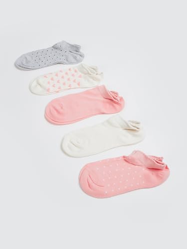 Max Girls Patterned Ankle Length Socks - Pack of 5 (Multicolour_10-12 Y) - Image 2 thumbnail