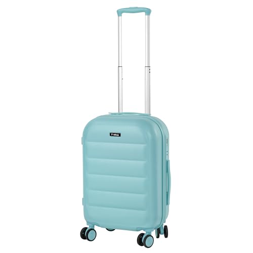 Maleta de Viaje Cabina Trolley 20” (40L). Equipaje de Mano. 4 Ruedas Dobles. 57x37x23cm. Material ABS Semirigida. Cerradura o Candado TSA con combinación numérica. Asa telescópica. Verde.