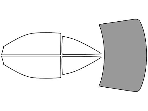 Rvinyl Window Tint Kit Compatible with Toyota Solara 1999-2003 (Coupe) - Rear Windshield Precut Kit - 50%
