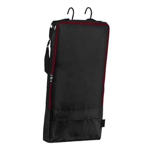 Vaveren Bridle Bag Bridle/Halter Bag Harness Storage Bag with 3 Prong Tack Rack Horse Tack Carry Bag for Bits Harness Halters Bridles, Black