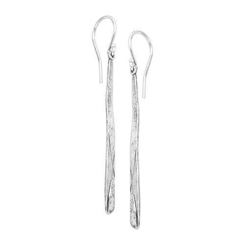 Silpada Dangle Earrings for Women, Verticle Bar Drop Earrings in Oxidized .925 Sterling Silver, 'Stick To It'2